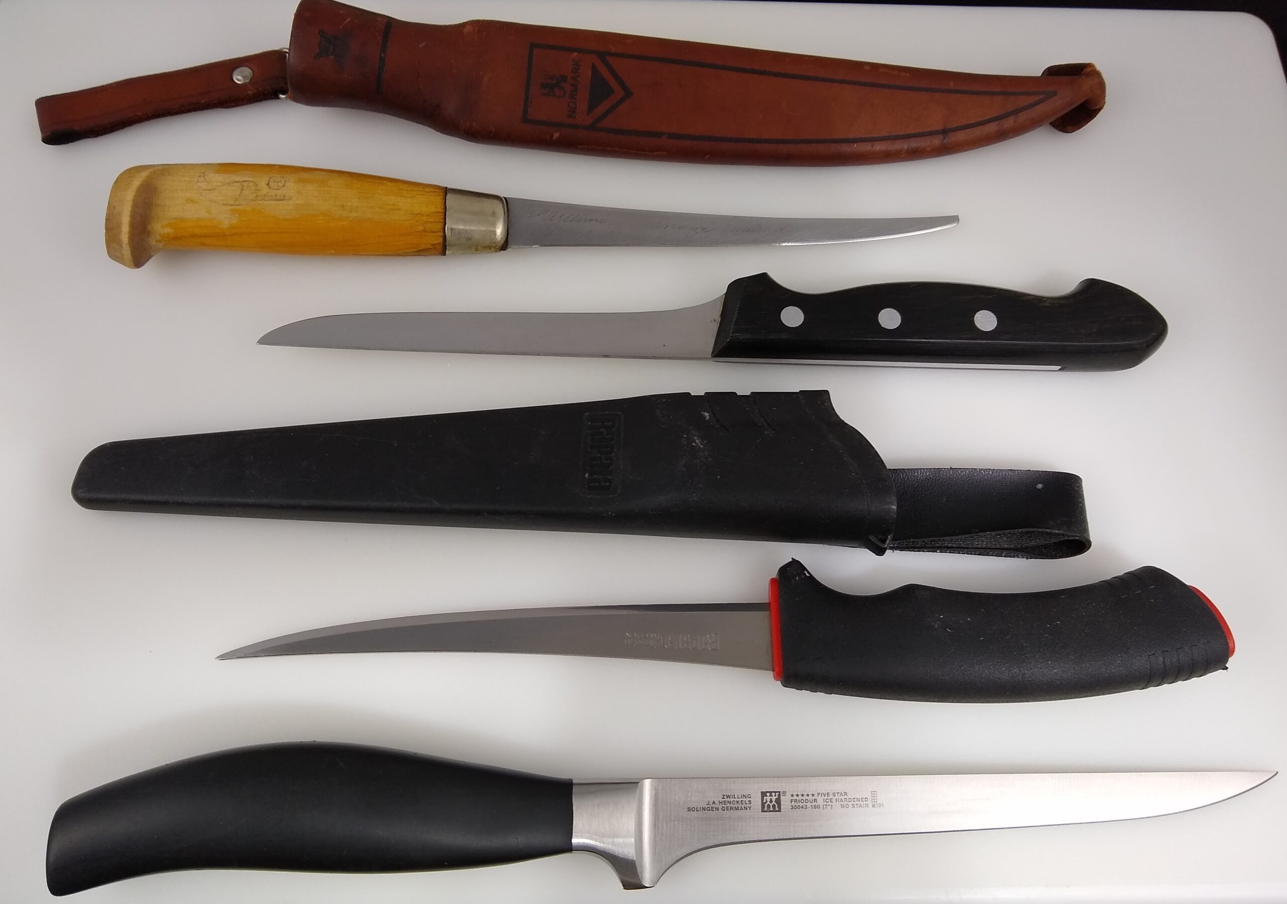 Knives for Boning and Filleting Fish - On the Lake