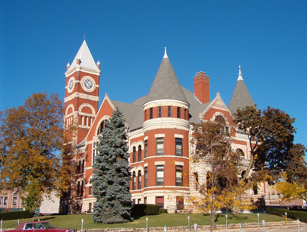 Green County courthouse in Monroe, WI