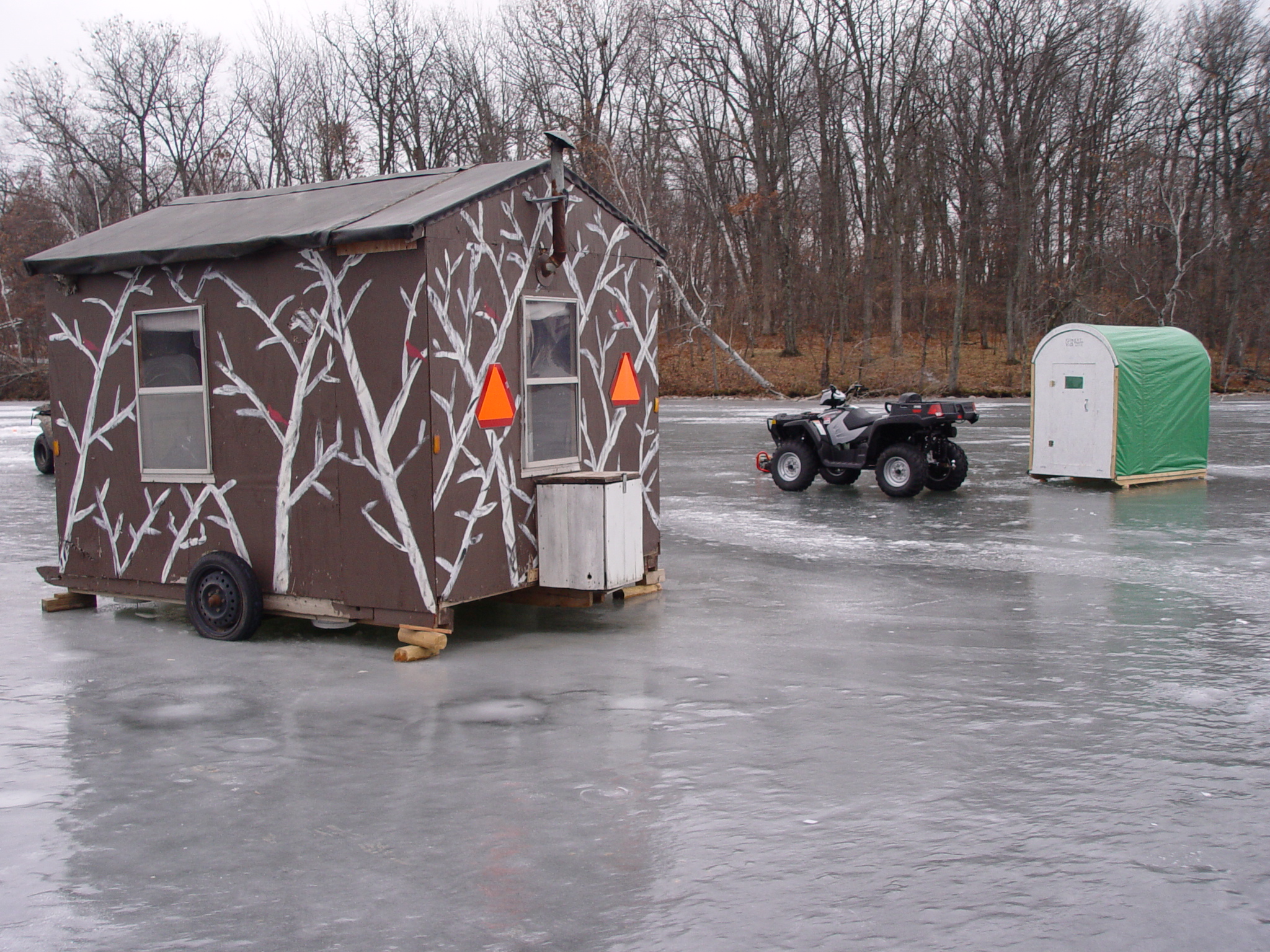 Show some of your homemade equipment for ice fishing - Ice fishing
