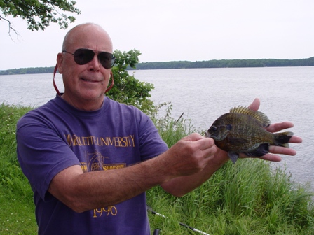 R. Karl with large bluegill