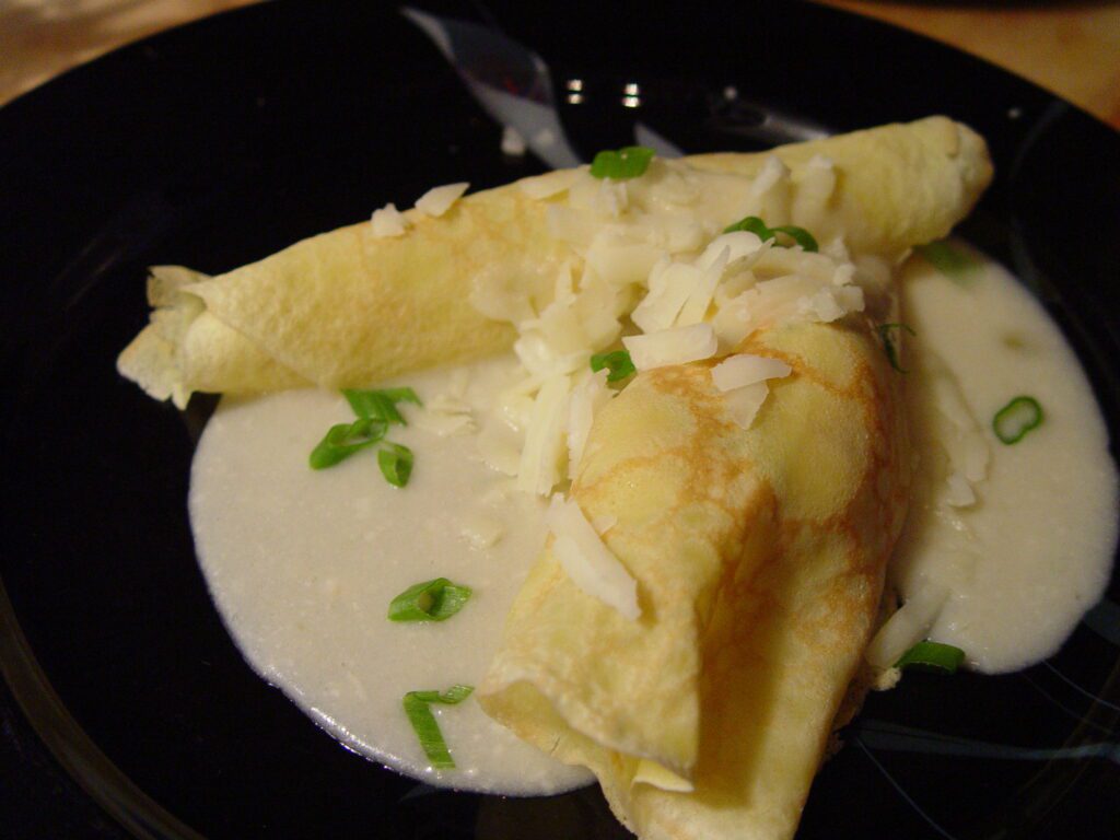 Lobster Newberg with white sauce