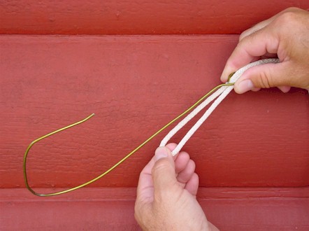 palomar knot step 2