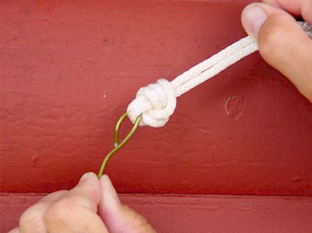 Palomar Knot for Fishing with Fire Line