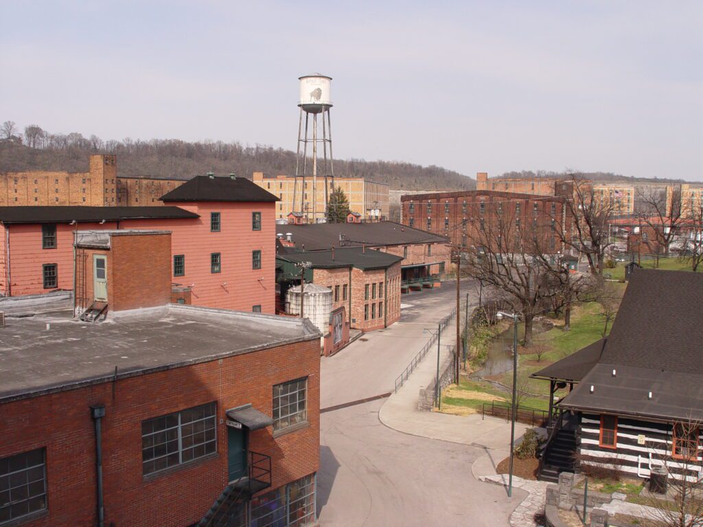 Buffalo Trace Distillery from above