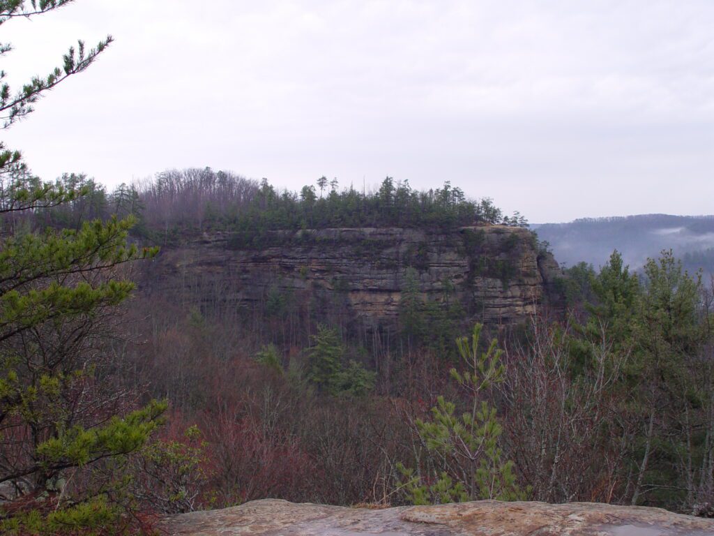 view from natural bridge