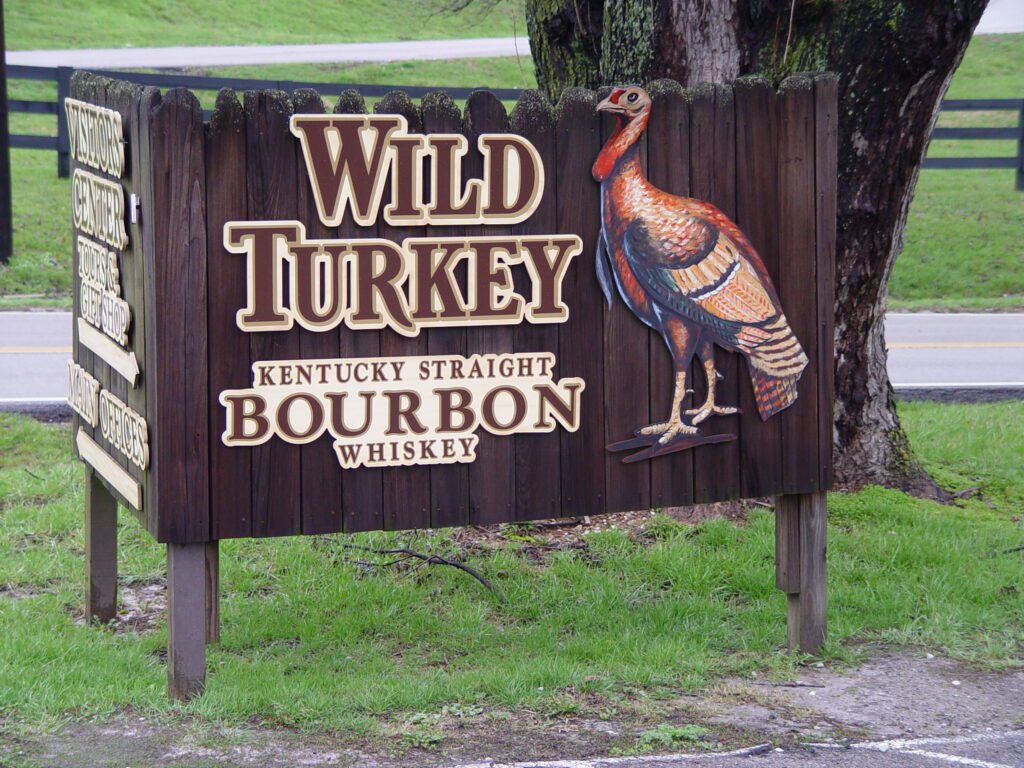 Wild Turkey sign