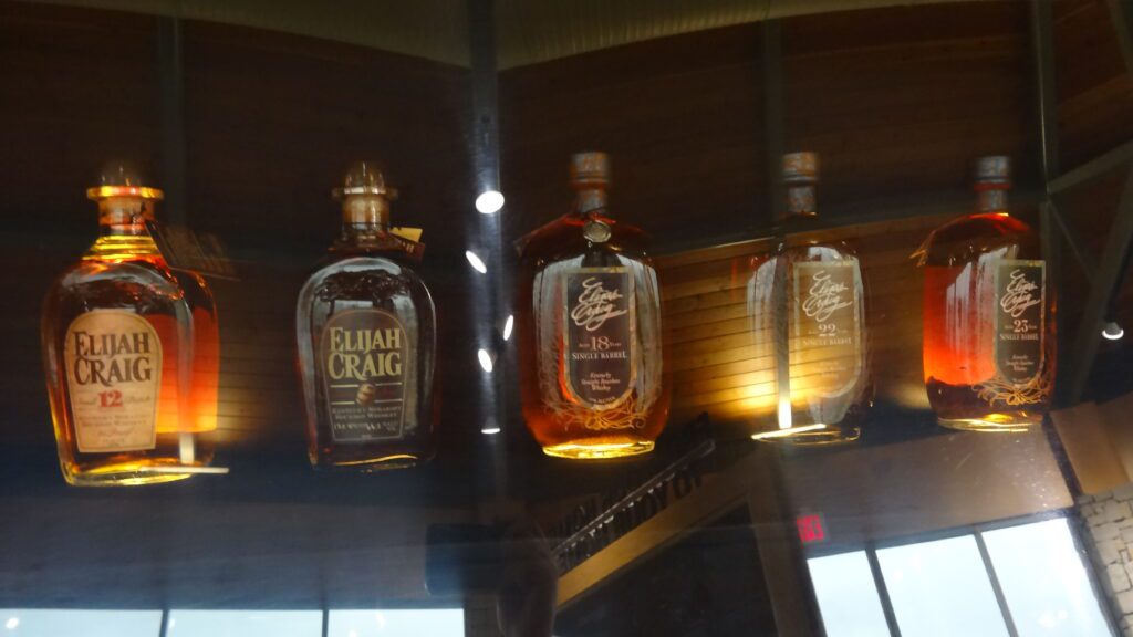 bourbon bottles
