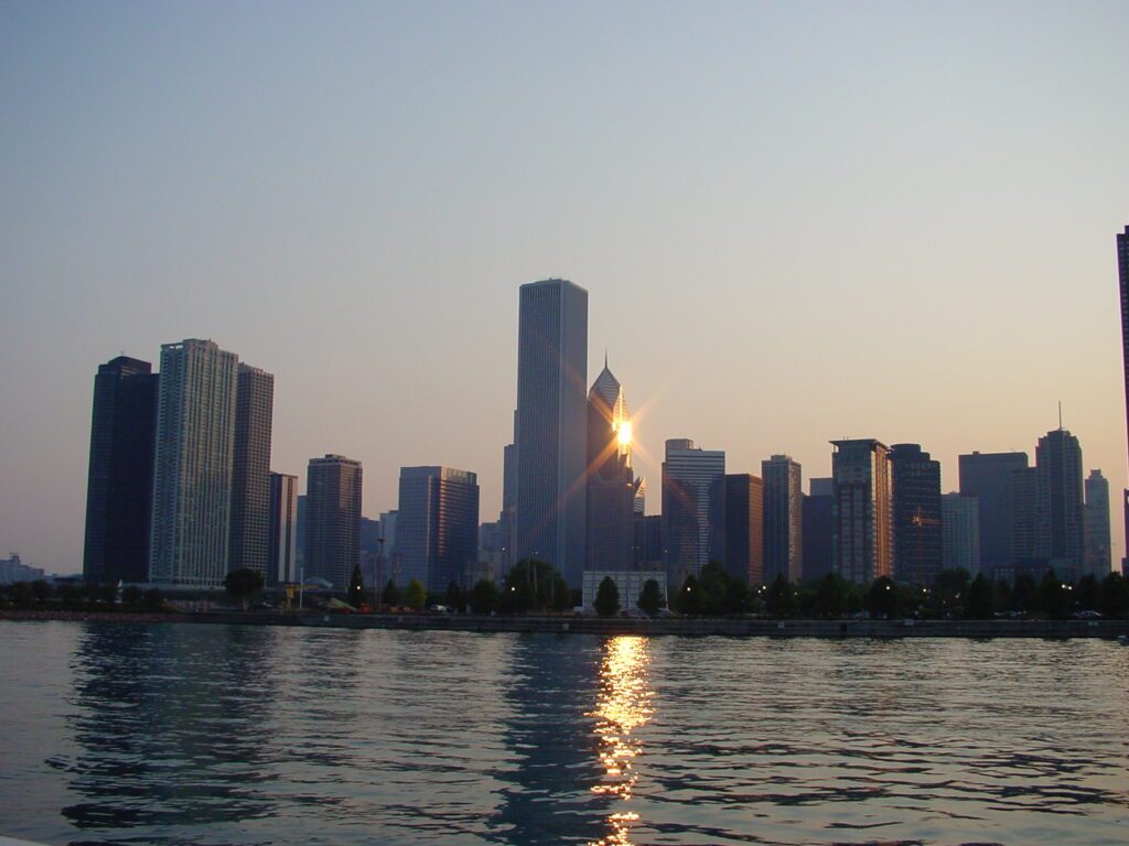 chicago sunset