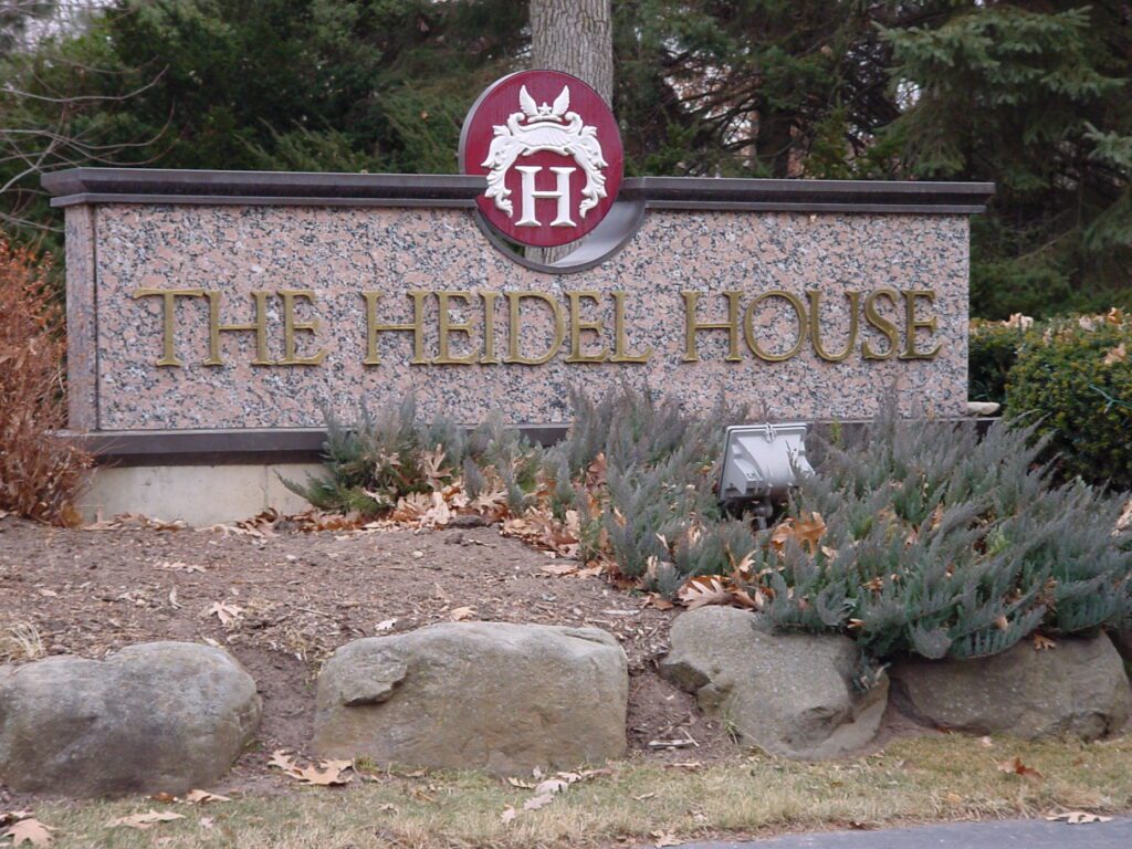 heidel house sign